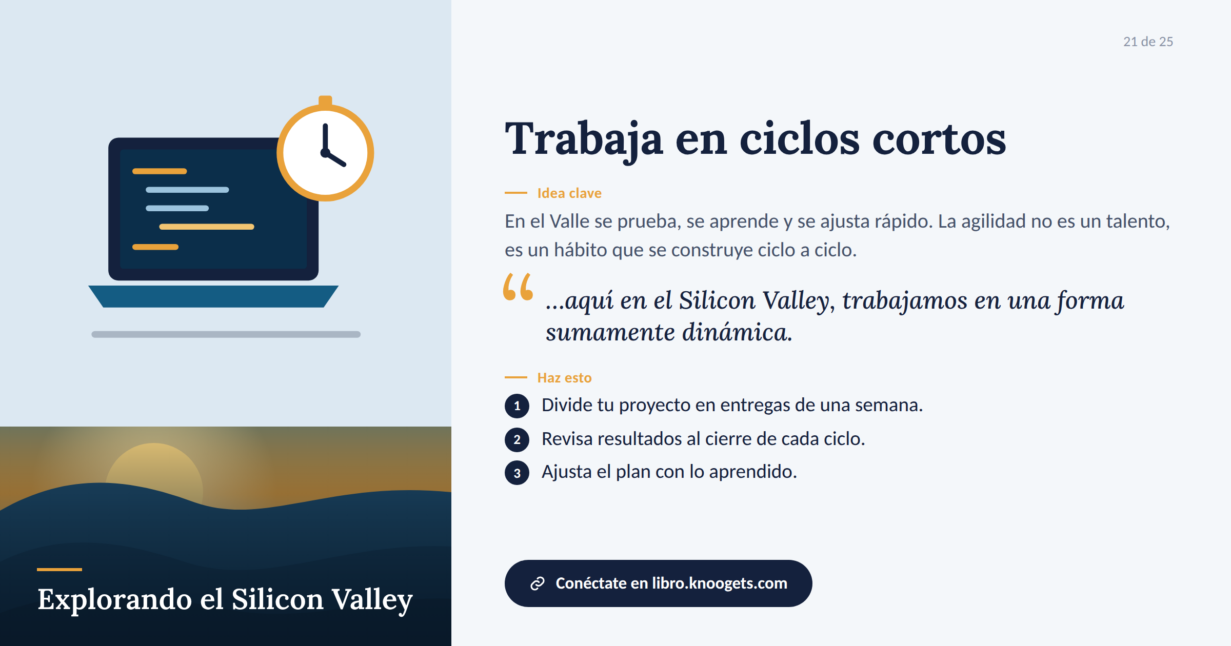 Tarjeta de Explorando Silicon Valley 21